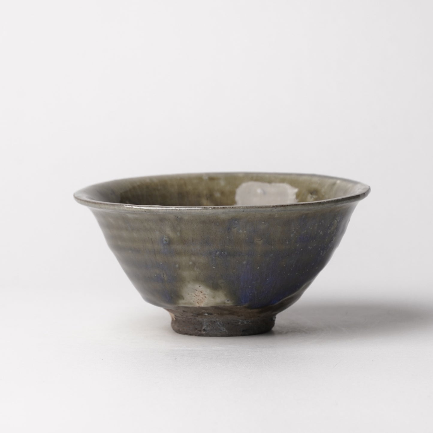 Takeryo Kawaguchi Chawan Rice Bowl Ash Glaze