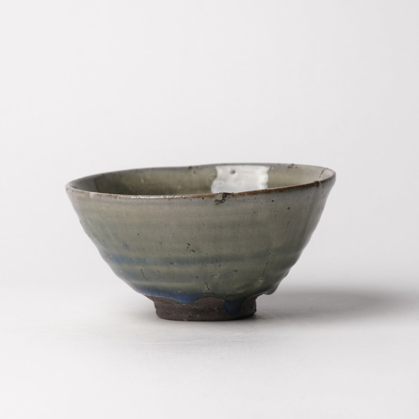 Takeryo Kawaguchi Chawan Rice Bowl Ash Glaze