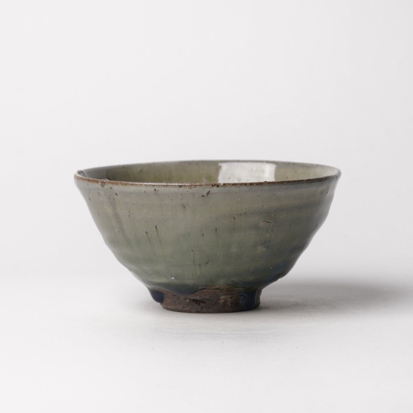 Takeryo Kawaguchi Chawan Rice Bowl Ash Glaze