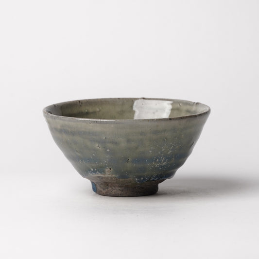 Takeryo Kawaguchi Chawan Rice Bowl Ash Glaze