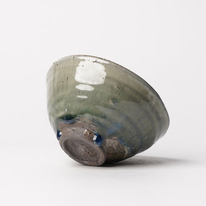 Takeryo Kawaguchi Chawan Rice Bowl Ash Glaze