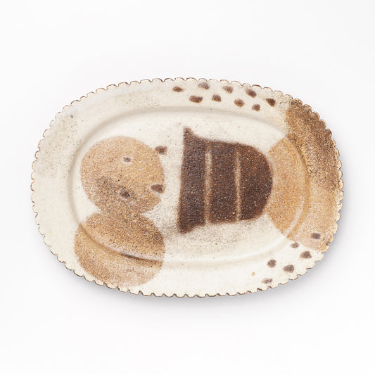 Kyoko Jishage Oval Plate