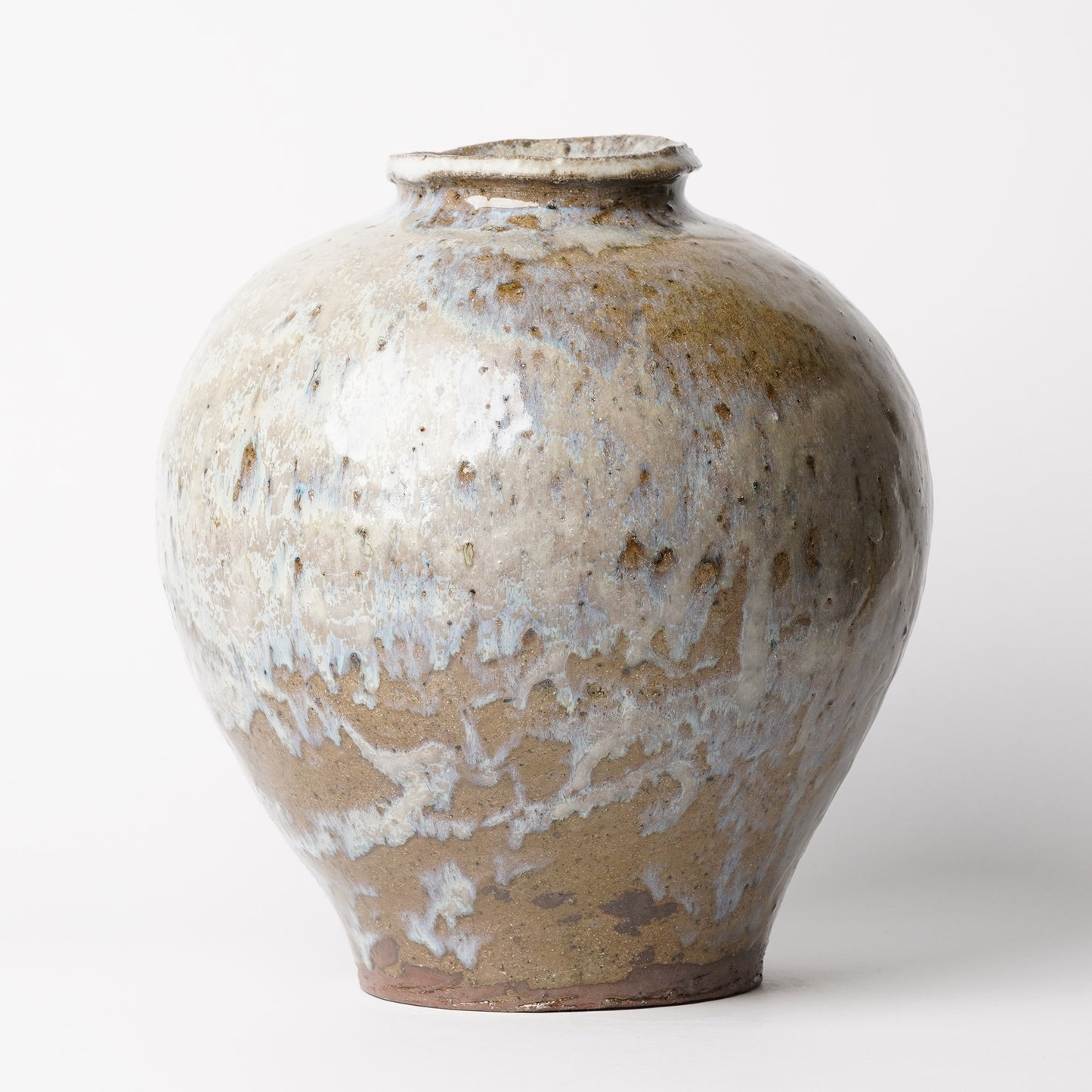 Takeryo Kawaguchi Large Vase Ash Glaze