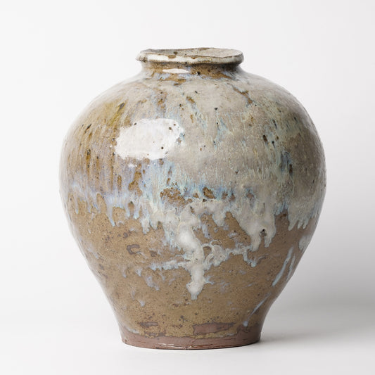 Takeryo Kawaguchi Large Vase Ash Glaze