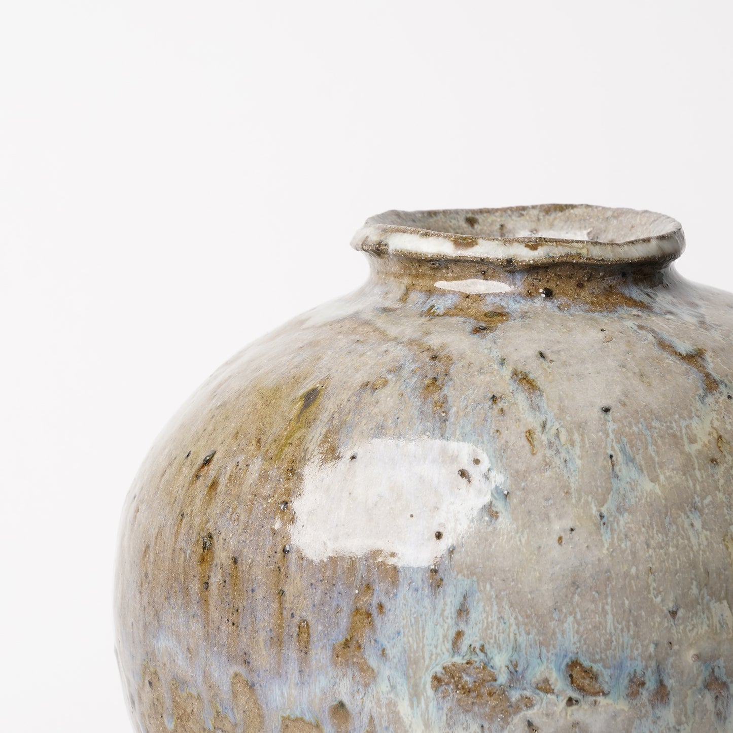 Takeryo Kawaguchi Large Vase Ash Glaze