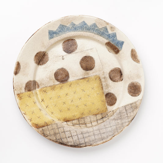 Kyoko Jishage Large Rim Dinner Plate