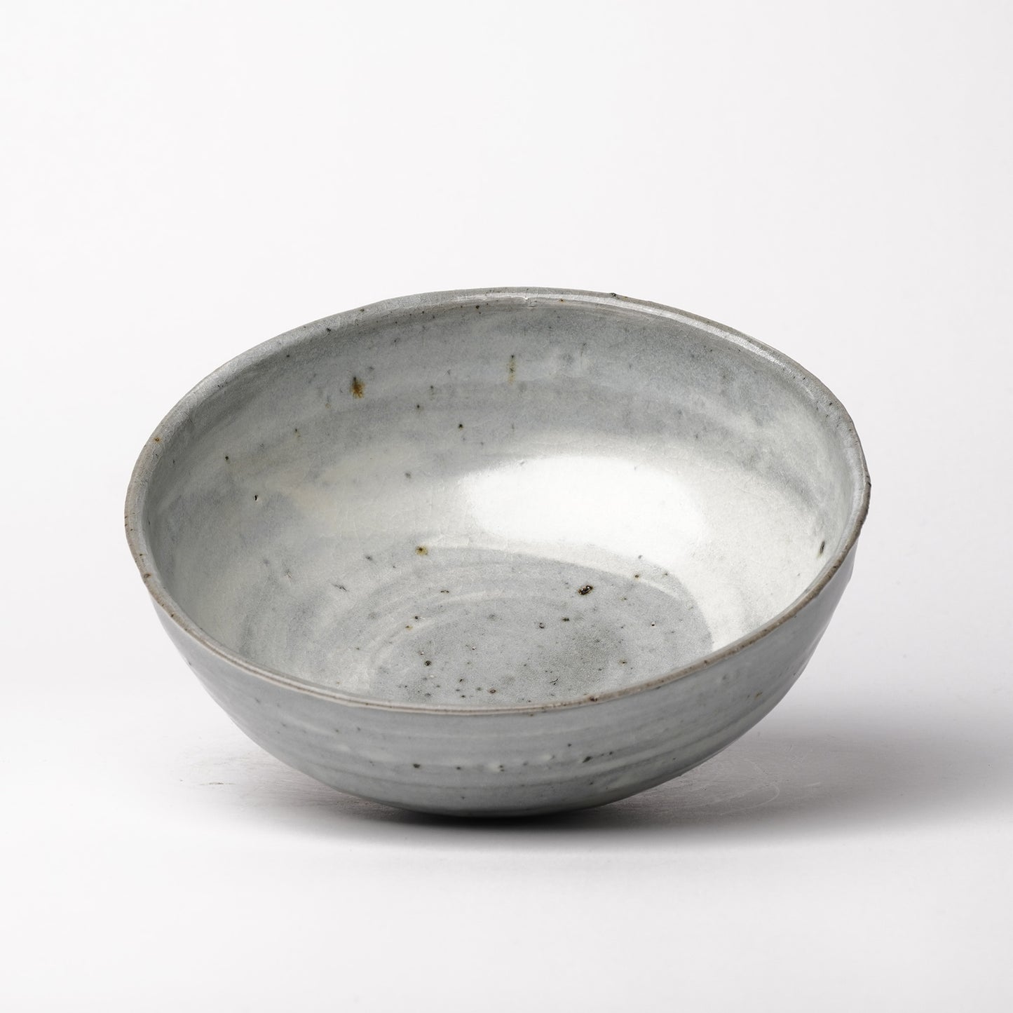 Takeryo Kawaguchi Hakeme Bowl Ash Glaze