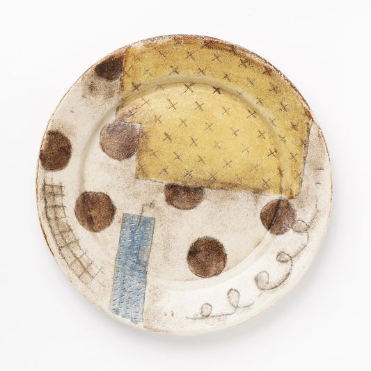 Kyoko Jishage Large Rim Dinner Plate