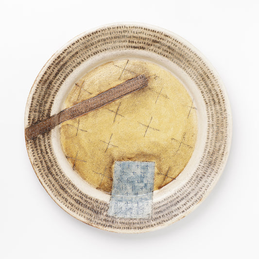 Kyoko Jishage Large Rim Dinner Plate