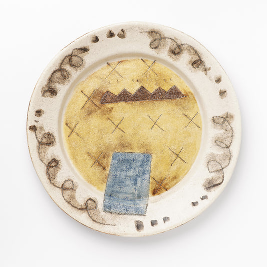 Kyoko Jishage Large Rim Dinner Plate