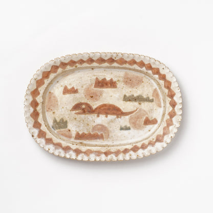 Kyoko Jishage Oval Plate