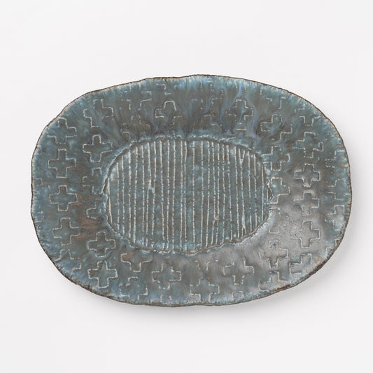 Kyoko Jishage Large Oval Plate