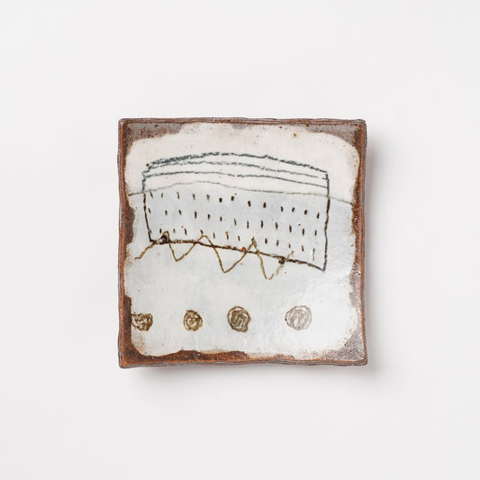 Kyoko Jishage Small Square Plate