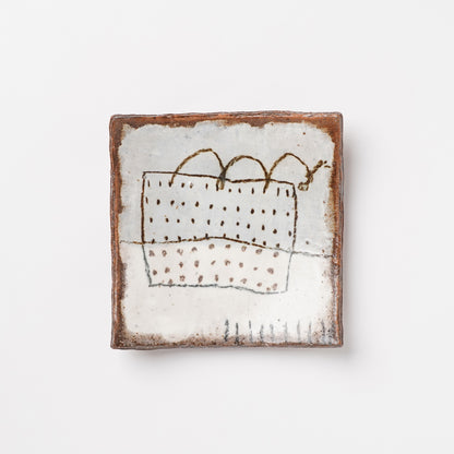 Kyoko Jishage Small Square Plate