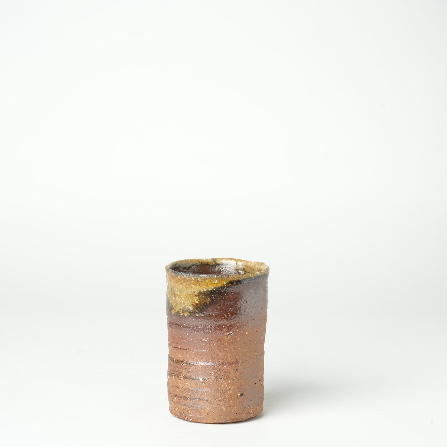 Ichiro Mori Yunomi Tea Cup Bizen Woodfired