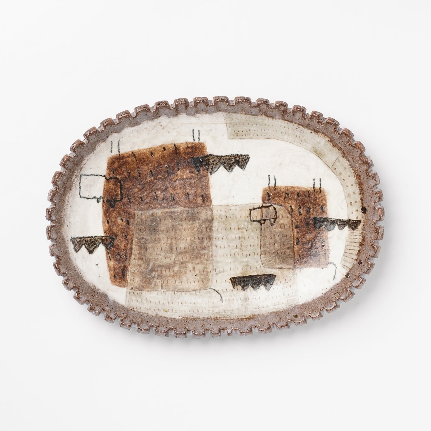 Kyoko Jishage Large Oval Plate