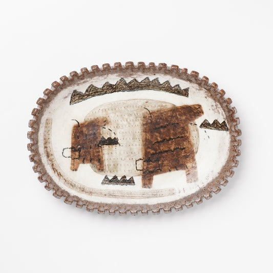 Kyoko Jishage Large Oval Plate