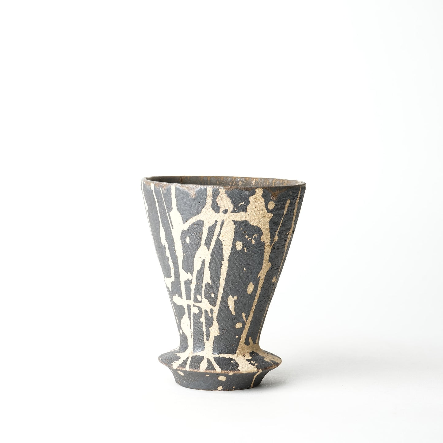 Nobuko Konno Large Goblet Cup Black