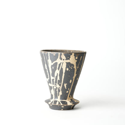 Nobuko Konno Large Goblet Cup Black
