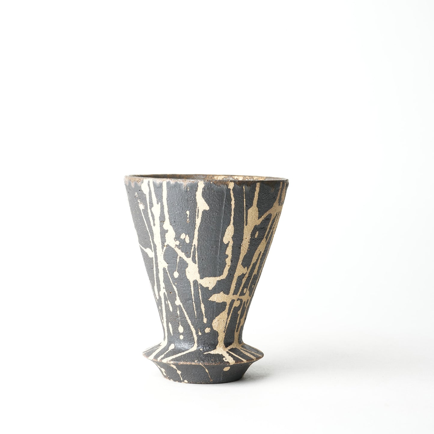 Nobuko Konno Large Goblet Cup Black
