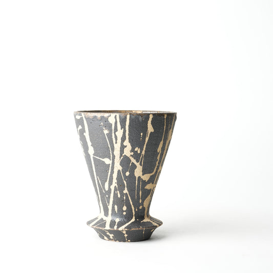 Nobuko Konno Large Goblet Cup Black