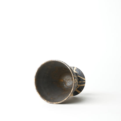 Nobuko Konno Large Goblet Cup Black