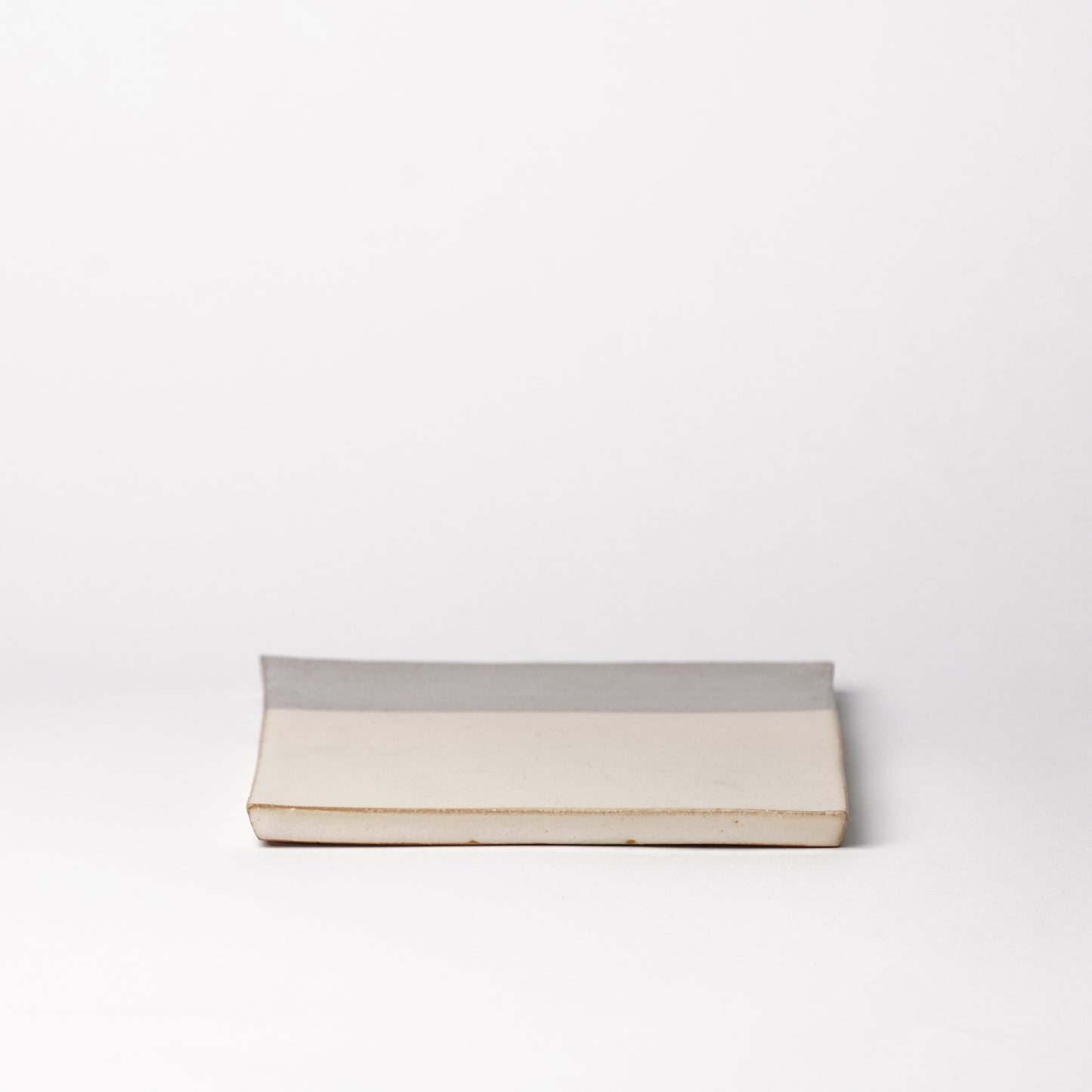 Yuta Tsukamoto Rectangle Plate M White x Silver