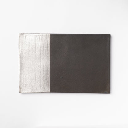 Yuta Tsukamoto Rectangle Plate M Black x Silver