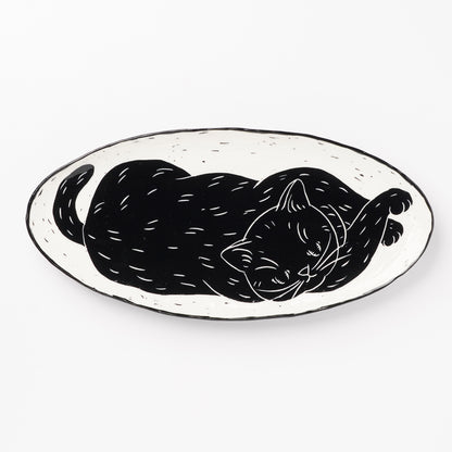 Miki Kaname Oval Plate Cat
