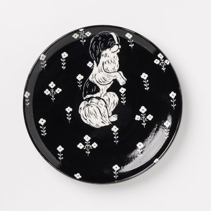 Miki Kaname Round Plate Dog