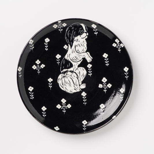 Miki Kaname Round Plate Dog