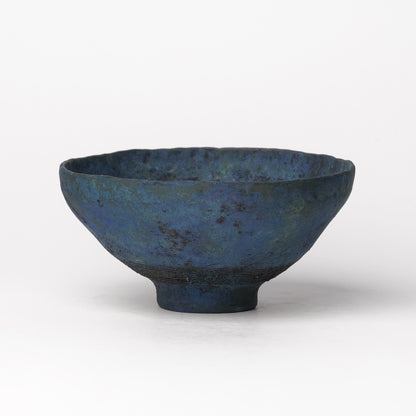Akiko Yanagawa Rice Bowl Blue