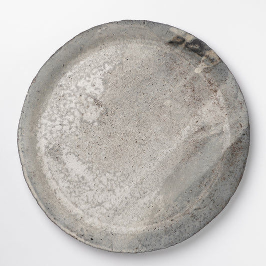 Akiko Yanagawa Rim Large Plate White