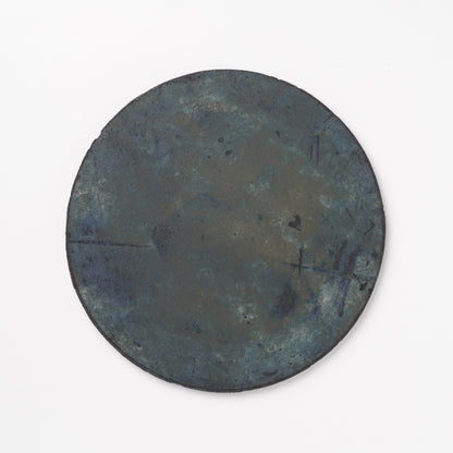 Akiko Yanagawa Flat Dinner Plate Blue