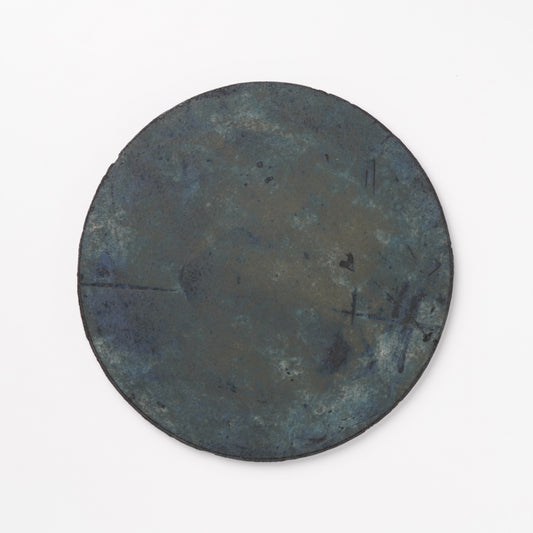 Akiko Yanagawa Flat Dinner Plate Blue