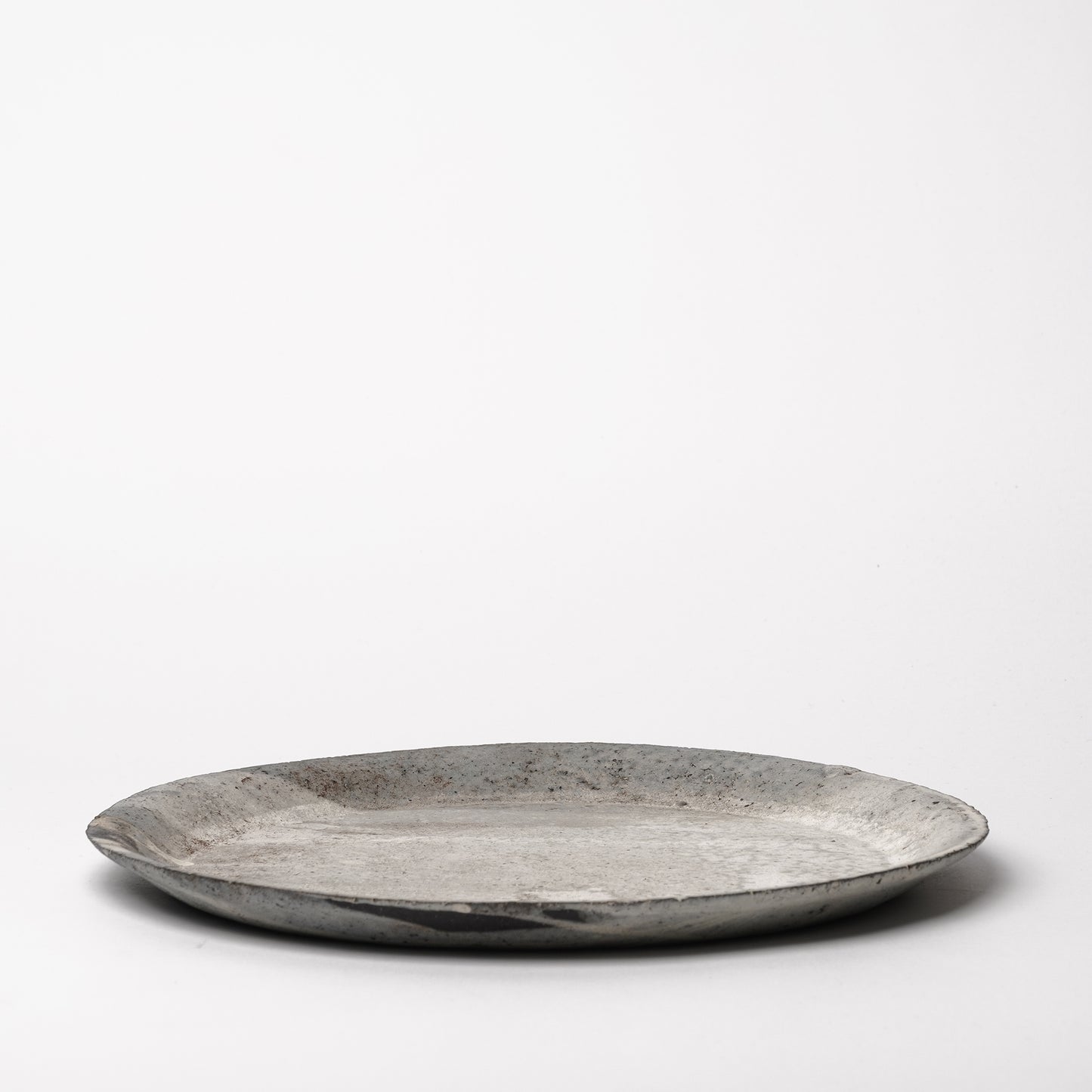 Akiko Yanagawa Rim Large Plate White