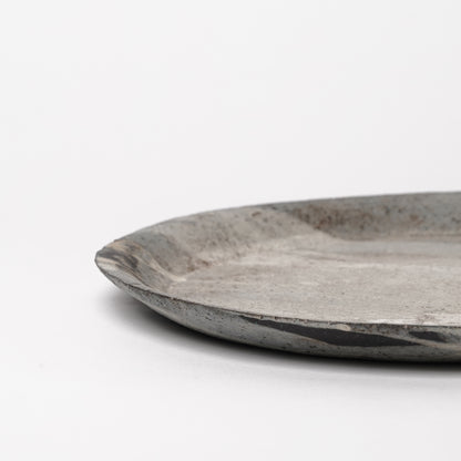 Akiko Yanagawa Rim Large Plate White