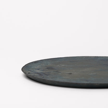 Akiko Yanagawa Flat Dinner Plate Blue