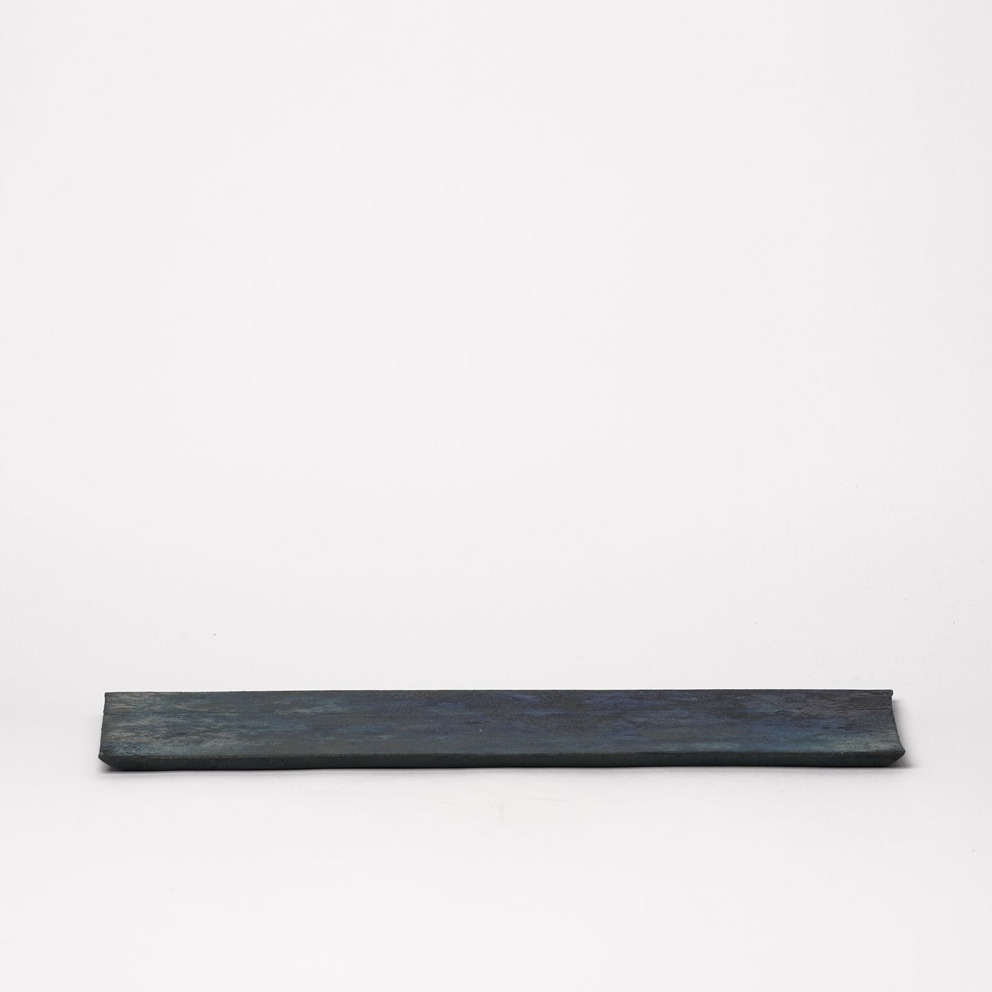 Akiko Yanagawa Flat rectangle Plate Blue