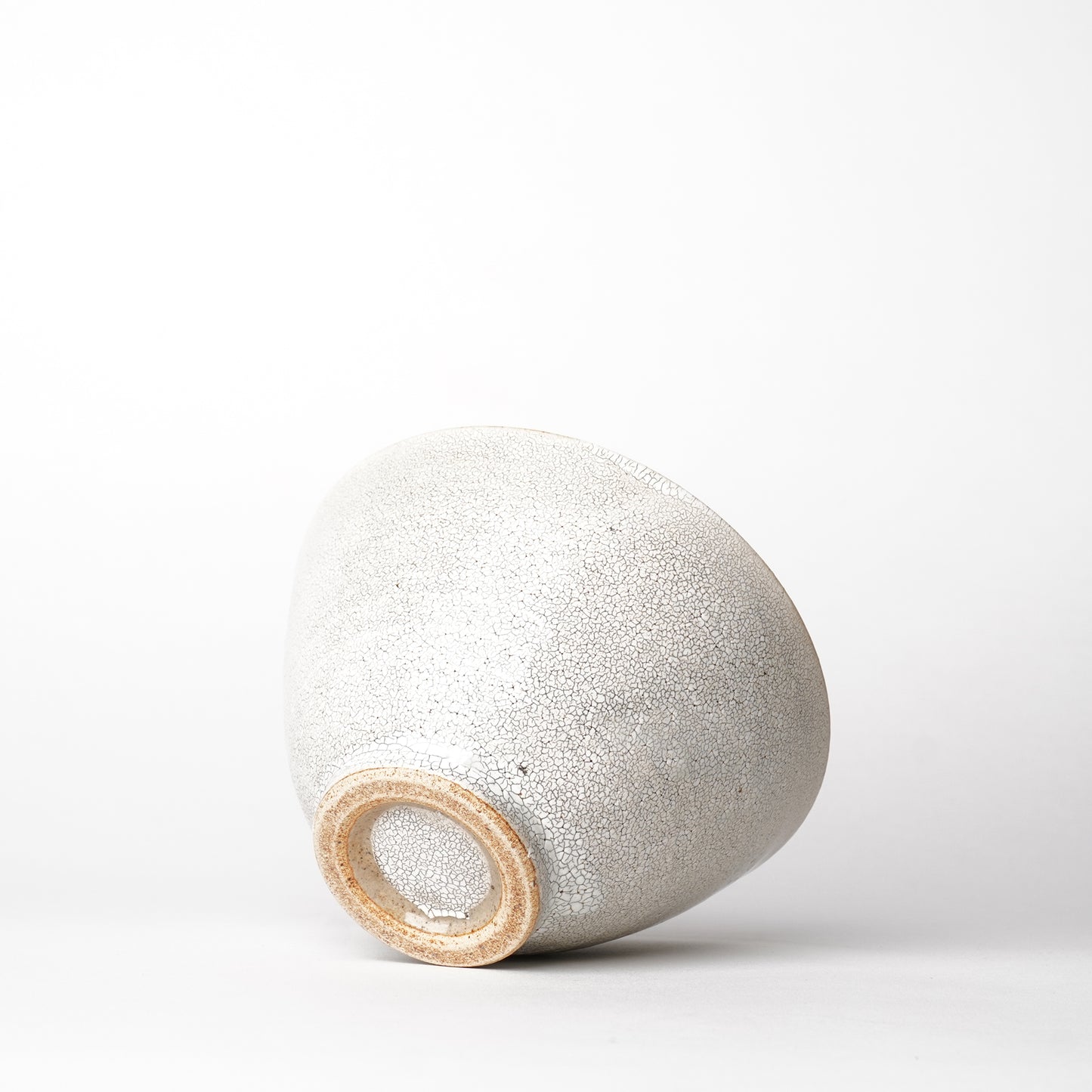 Hyouzangama Kairagi Crackle Glaze Large Rice Bowl