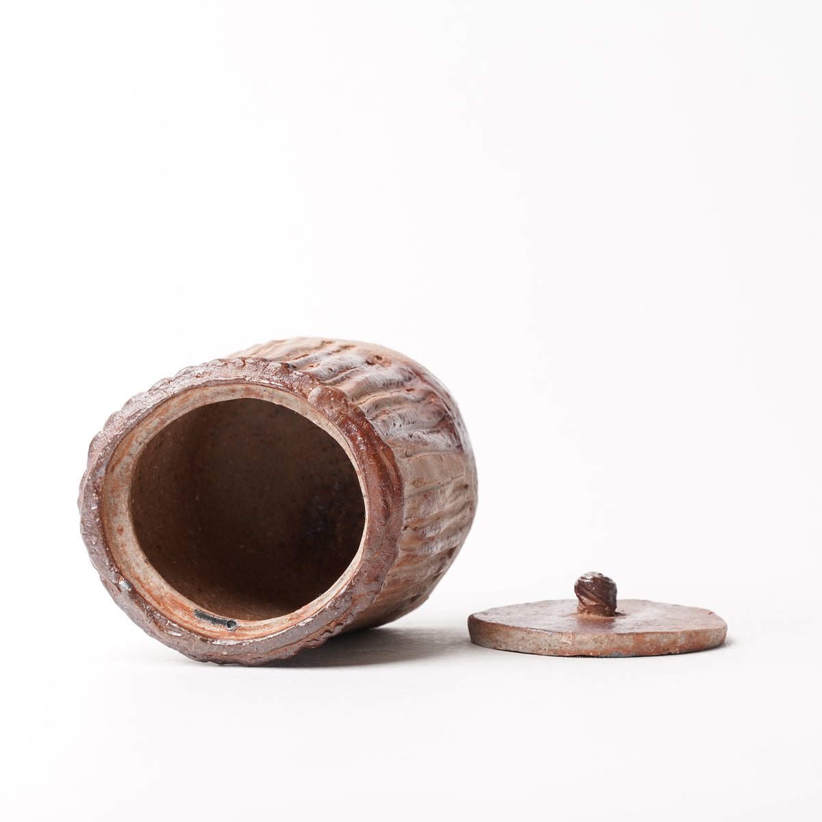 Ichiro Mori Futamono Container Bizen Woodfired