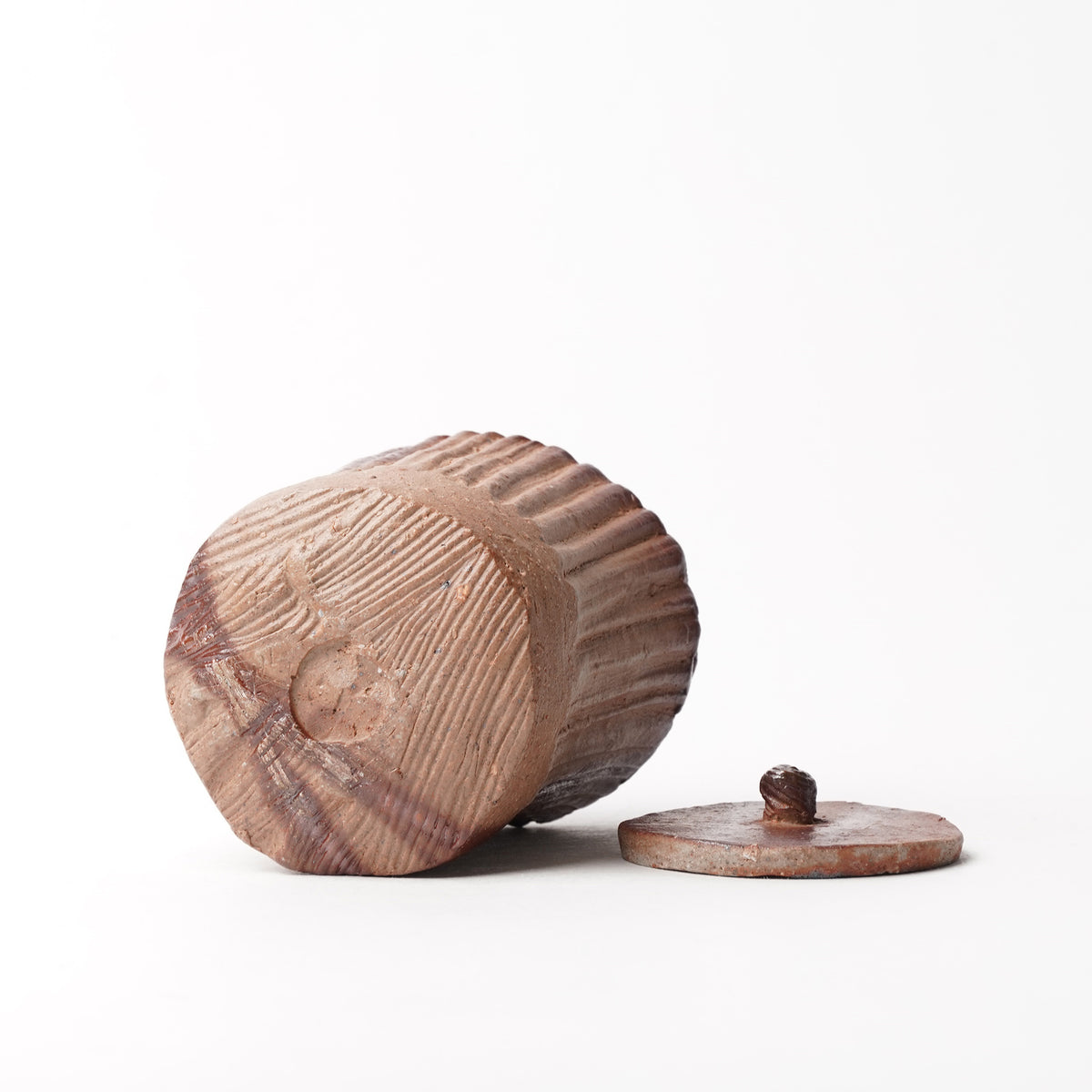 Ichiro Mori Futamono Container Bizen Woodfired