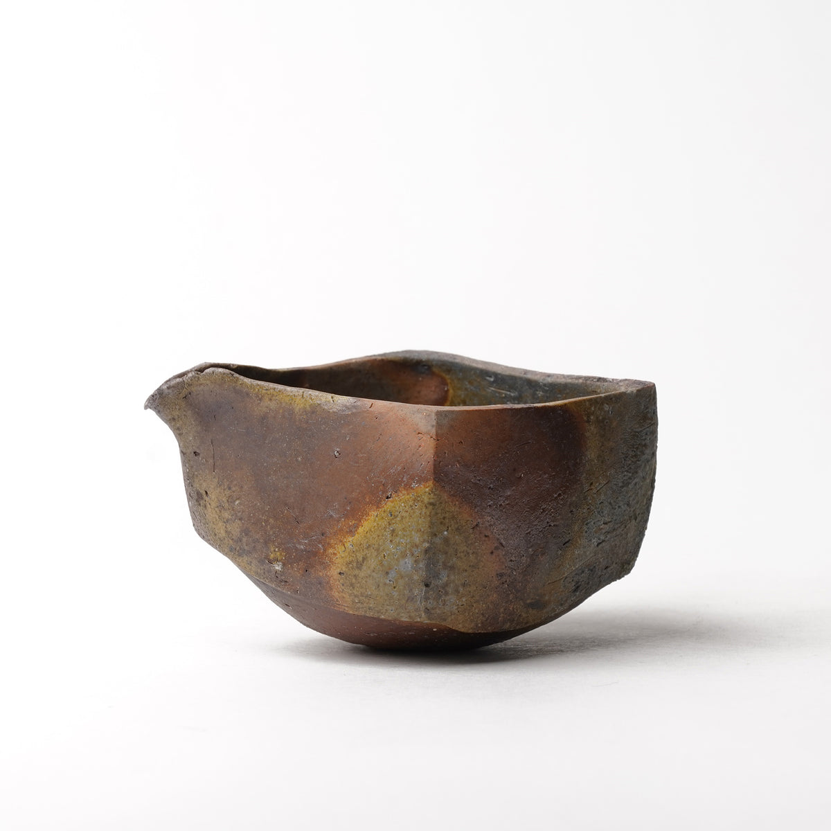 Ichiro Mori Katakuchi Sake Server Bizen Woodfired