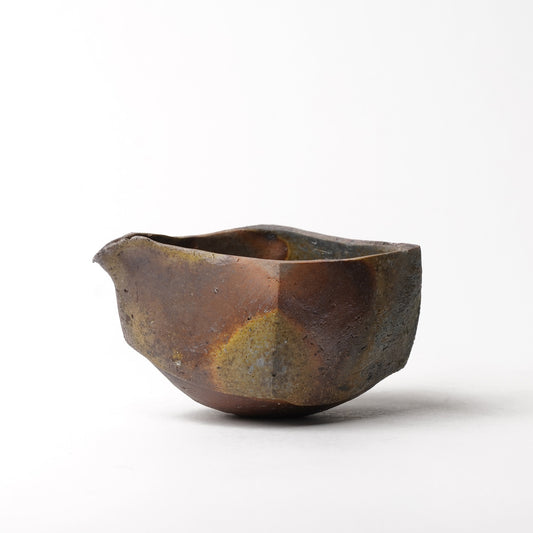 Ichiro Mori Katakuchi Sake Server Bizen Woodfired