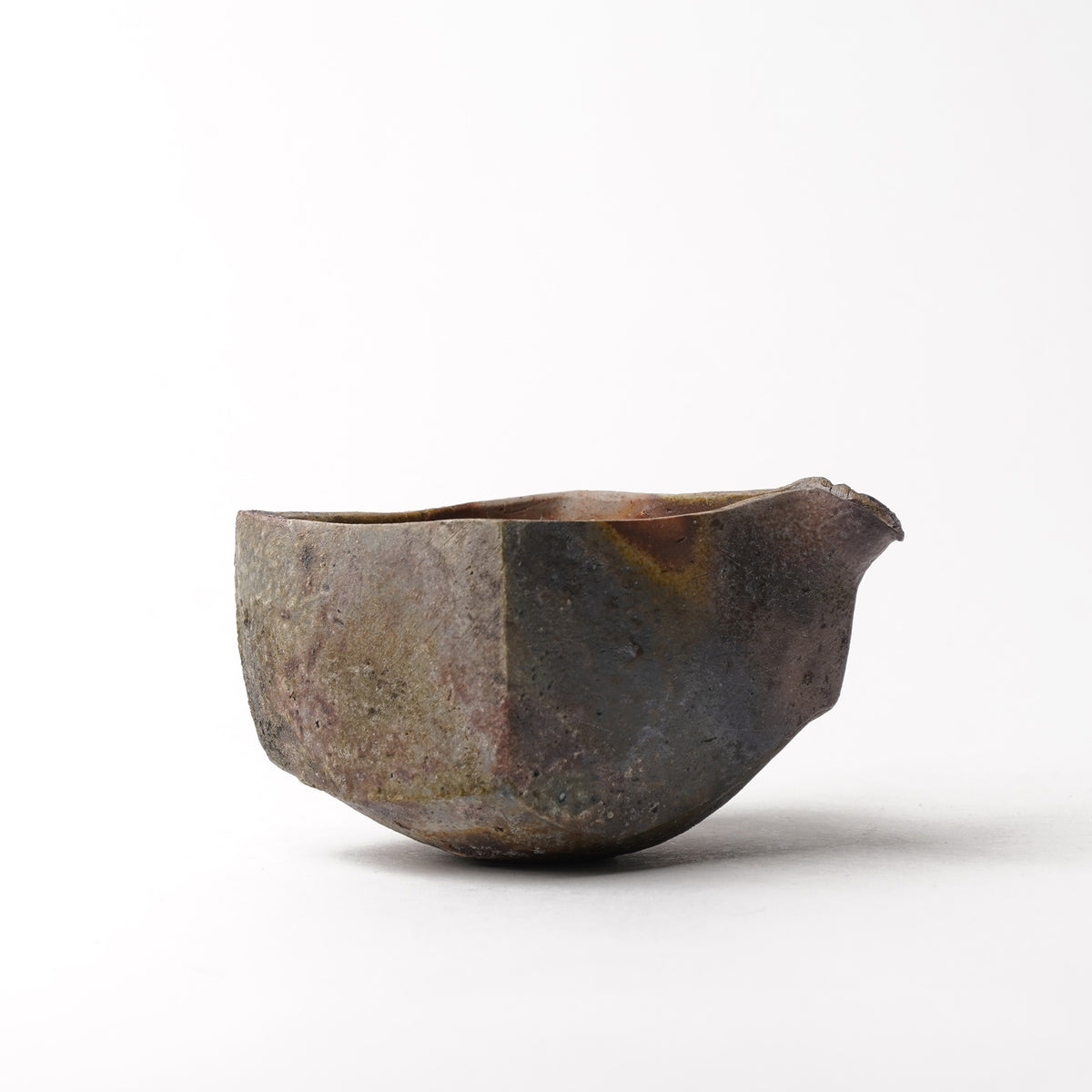 Ichiro Mori Katakuchi Sake Server Bizen Woodfired