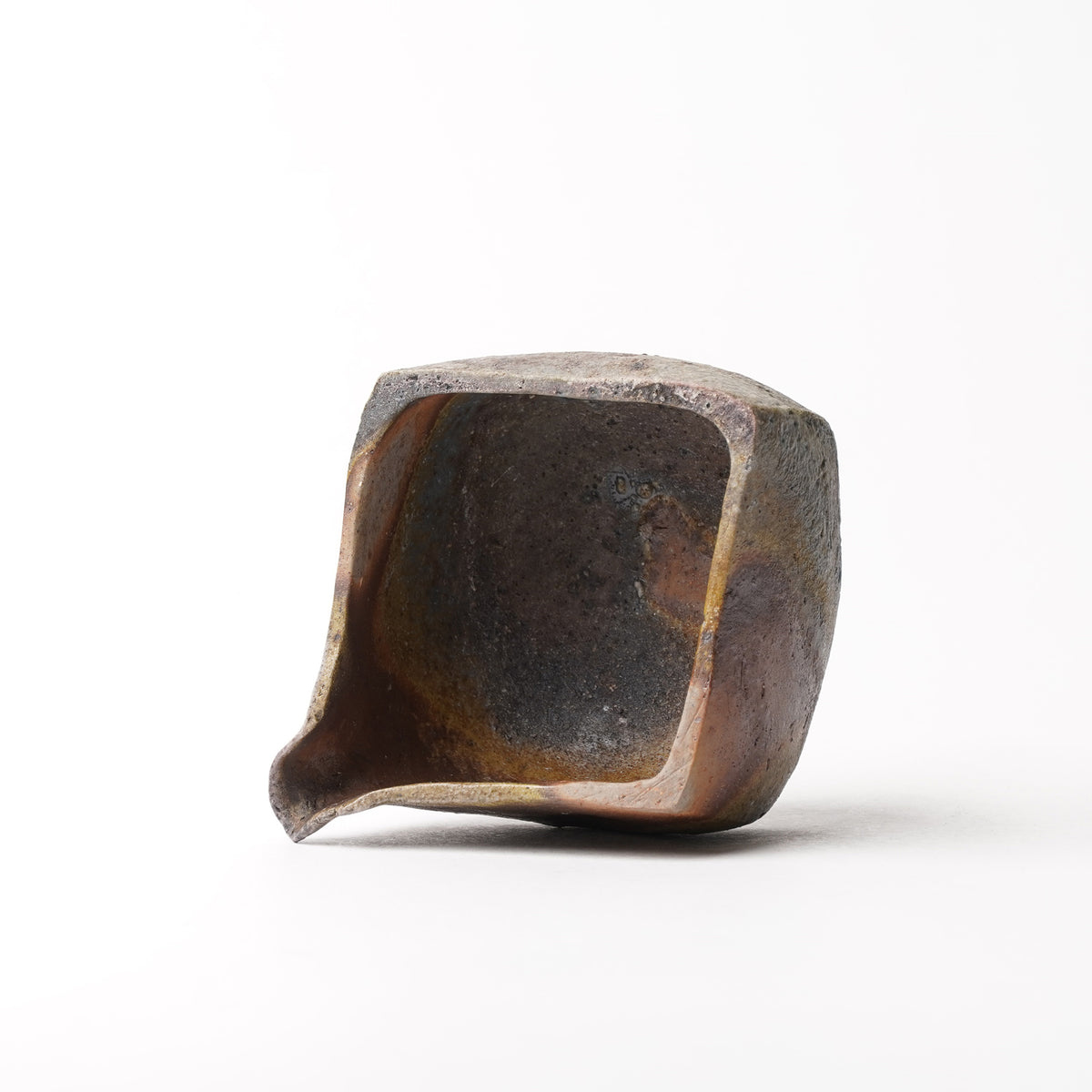 Ichiro Mori Katakuchi Sake Server Bizen Woodfired