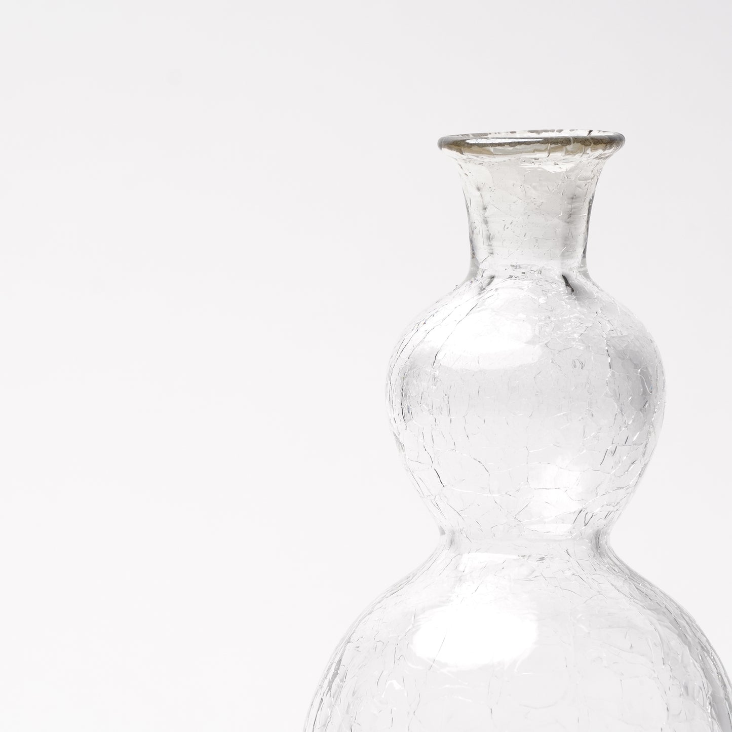 Daisaku Hashimura Crack Glass Tokkuri Sake Server
