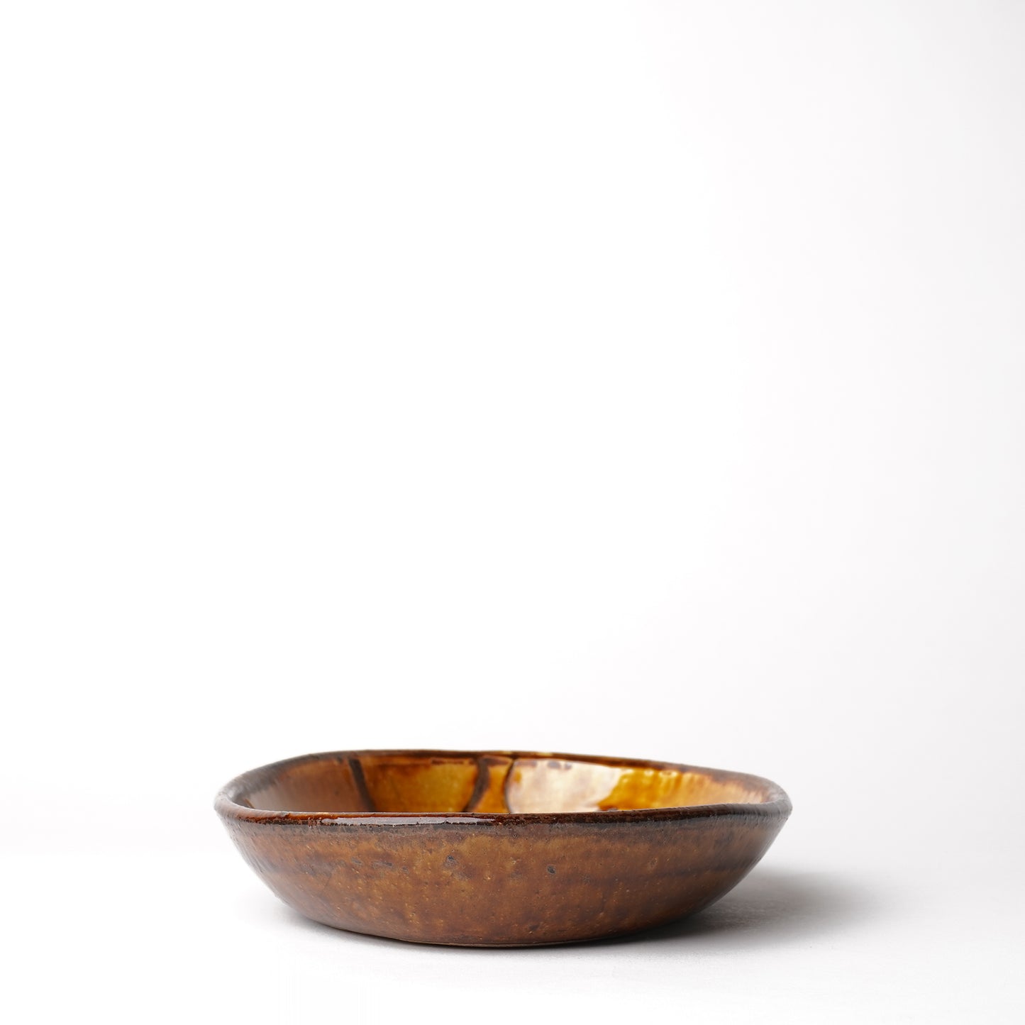 Fumotogama Shodaiyaki Slipware Oval Plate M