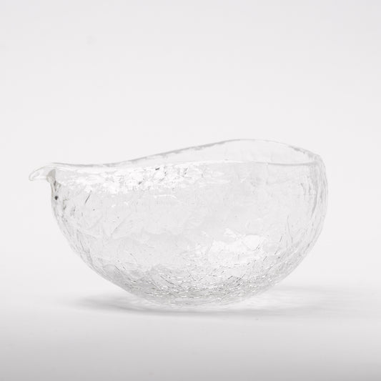 Daisaku Hashimura Double Crack Glass Katakuchi Sake Server