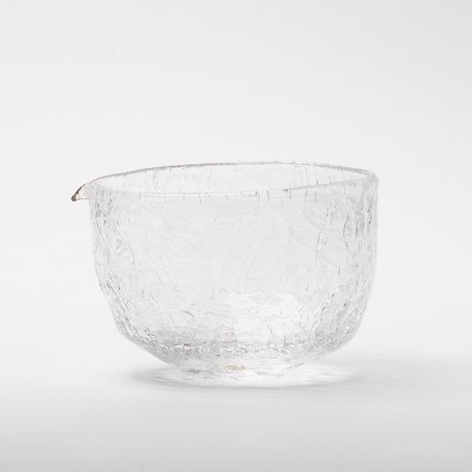 Daisaku Hashimura Double Crack Glass Katakuchi Sake Server